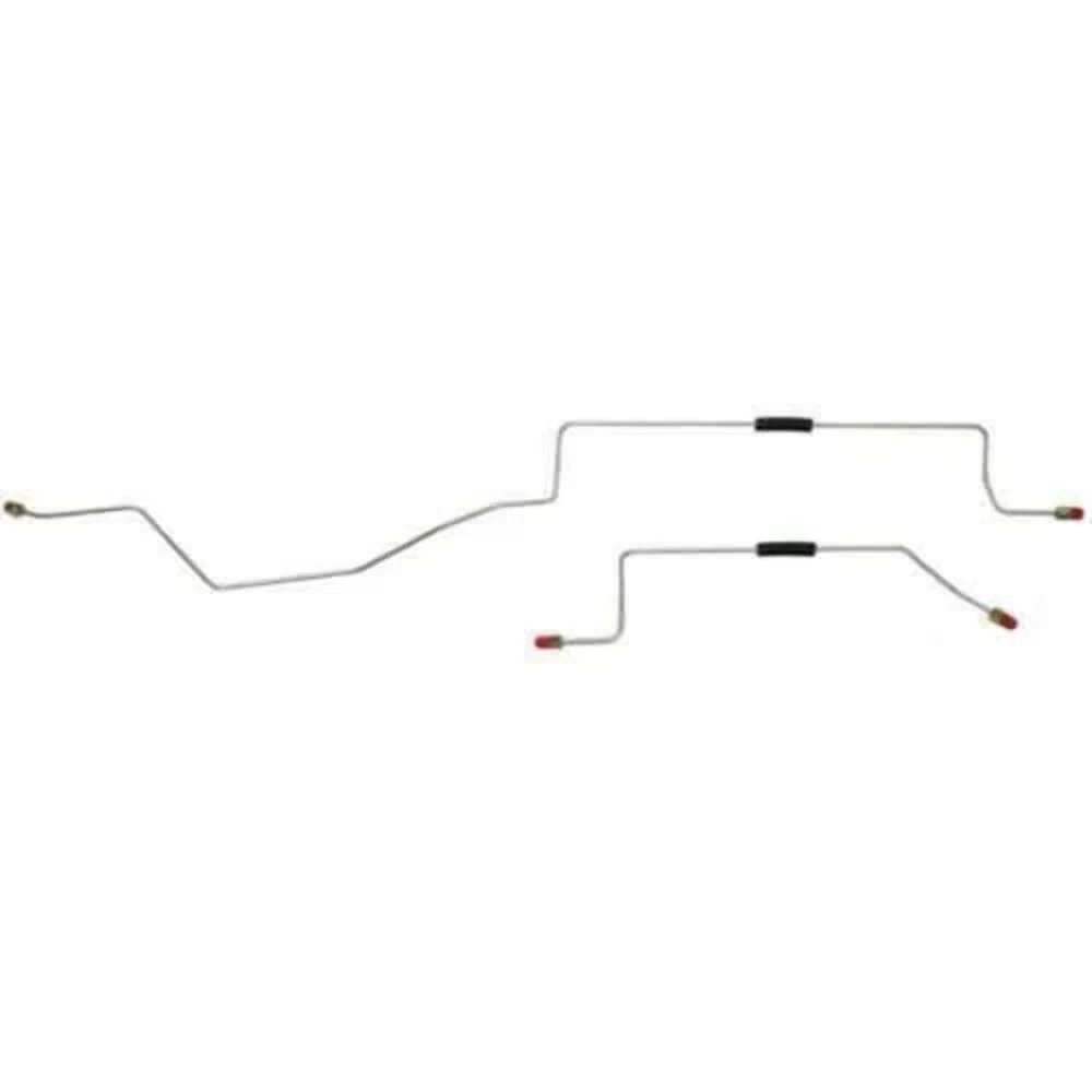 Fits 2002 Jeep Liberty Rear Axle Lines 4WD No-ABS Stainless - WRA0241SS